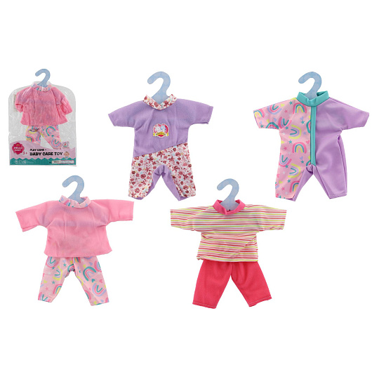 Šaty/Oblečky na panenky mix druhů v sáčku 22x31cm Šaty/Oblečky na panenky mix druhů v sáčku 22x31cm