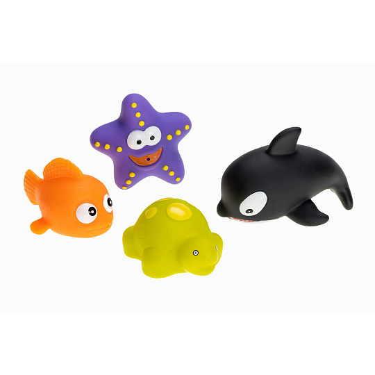 Rappa Gumové mořské zvířátka 4ks