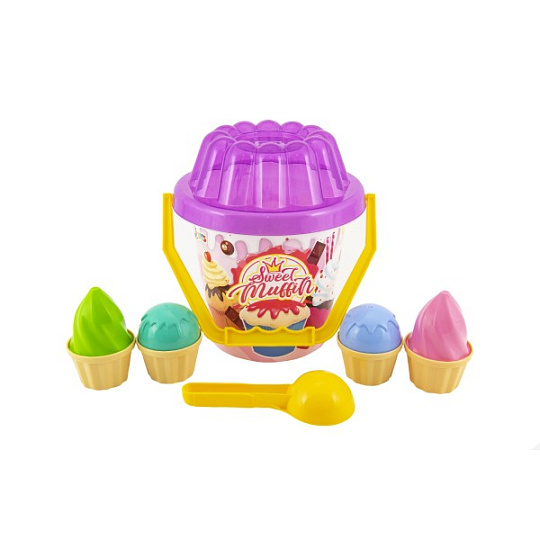 Rappa Set na písek s kyblíkem, lopatka a formičkami