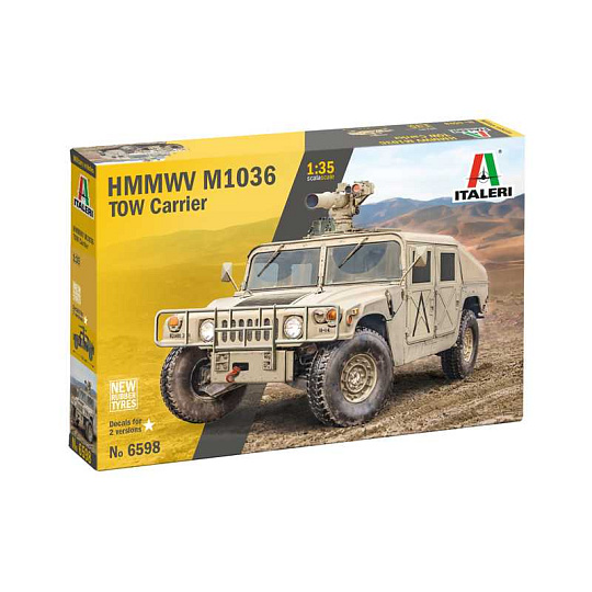 Italeri Model Kit military 6598 - HMMWV M966 TOW Carrier (1:35) Italeri Model Kit military 6598 - HMMWV M966 TOW Carrier (1:35)