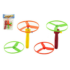 Teddies Vystřelovací vrtulka + startér plast 9cm asst 2 barvy