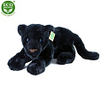 Rappa Plyšový černý panter ležící 40 cm ECO-FRIENDLY