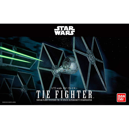 Revell Plastic ModelKit BANDAI Star Wars 01201 - TIE Fighter (1:72)