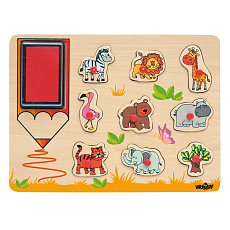 Woody Razítka "Exotická zvířata"