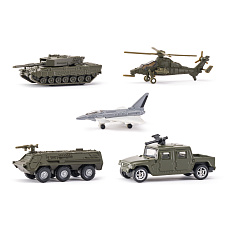 SIKU Military - Sada vojenských vozidiel, 5 ks