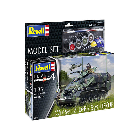 Revell ModelSet military 63336 - Wiesel 2 LeFlaSys BF/UF (1:35) Revell ModelSet military 63336 - Wiesel 2 LeFlaSys BF/UF (1:35)