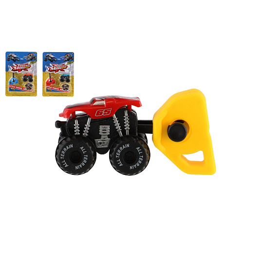 Teddies Auto mini vystřelovací plast 4cm 3 barvy na kartě