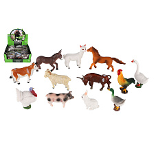 Teddies Zvířátko domácí farma plast 5-10cm mix druhů