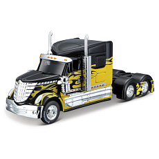 Maisto - Design Custom Rigs, International Lone Star, černo-žlutá, 1:64 Maisto - Design Custom Rigs, International Lone Star, černo-žlutá, 1:64