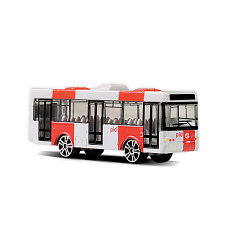 Rappa Kovový autobus PID Praha červený 8 cm