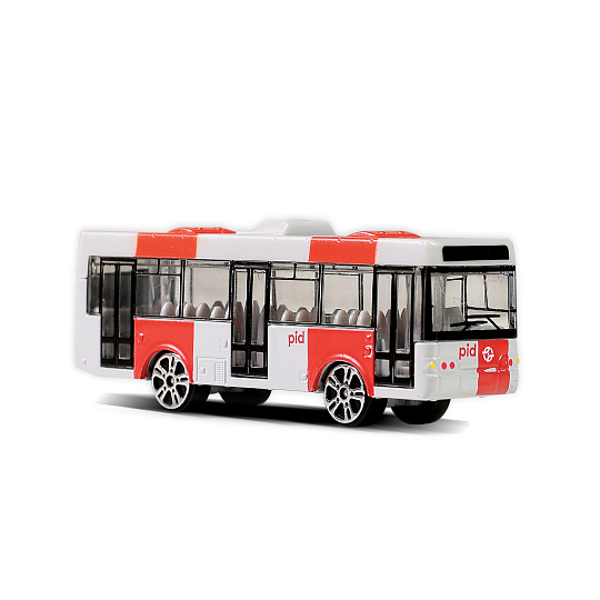 Rappa Kovový autobus PID Praha červený 8 cm