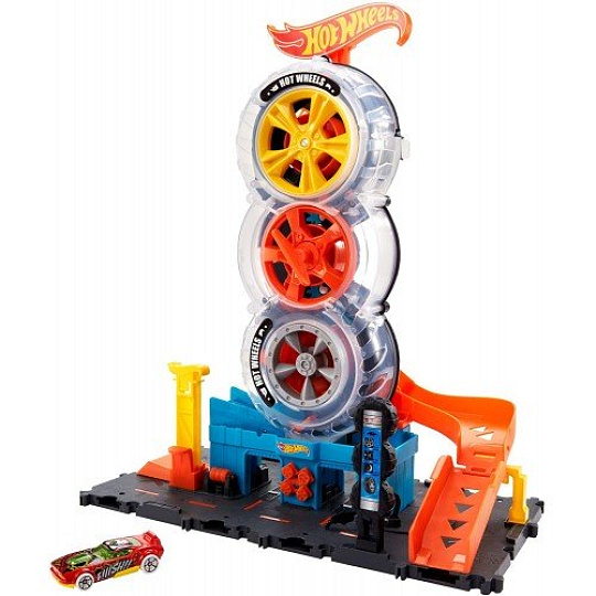 Hot Wheels CITY SUPERPNEU OBCHOD Hot Wheels CITY SUPERPNEU OBCHOD