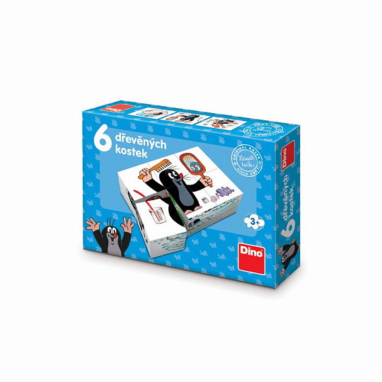 Dino KRTEK 6 Dřevěné licenční kostky