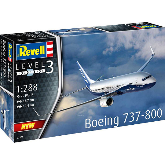Revell ModelSet letadlo 63809 - Boeing 737-800 (1:288) Revell ModelSet letadlo 63809 - Boeing 737-800 (1:288)