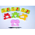 Profibaby Kousátko zvířátko plast asst 4 druhy v sáčku 11x16cm 0m+