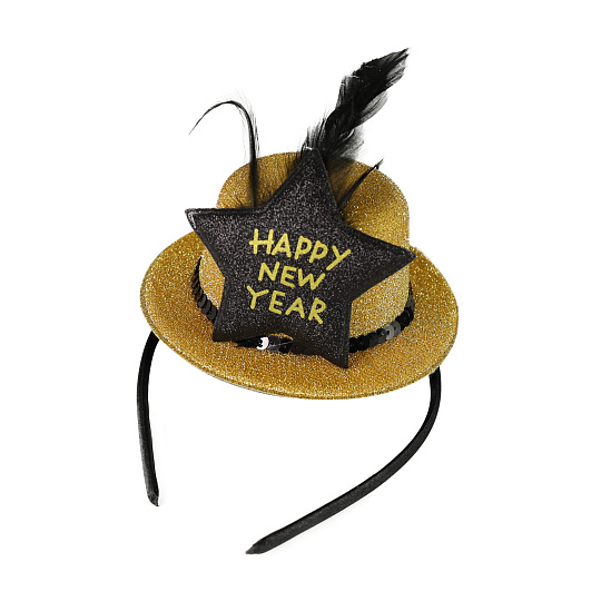 Rappa Čelenka s mini kloboučkem Happy New Year