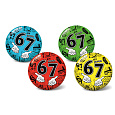 Míč 67/six seven nafouknutý 11cm 4 barvy