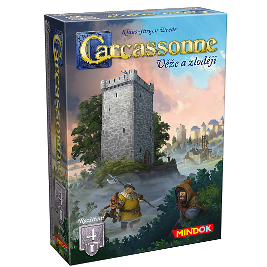 Mindok Carcassonne rozšíření 4: Věže a zloději (2025)