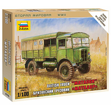 Zvezda Wargames (WWII) military 6175 - British Truck "Matador" (1:100)