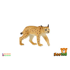 Rys ostrovid zooted plast 9cm 