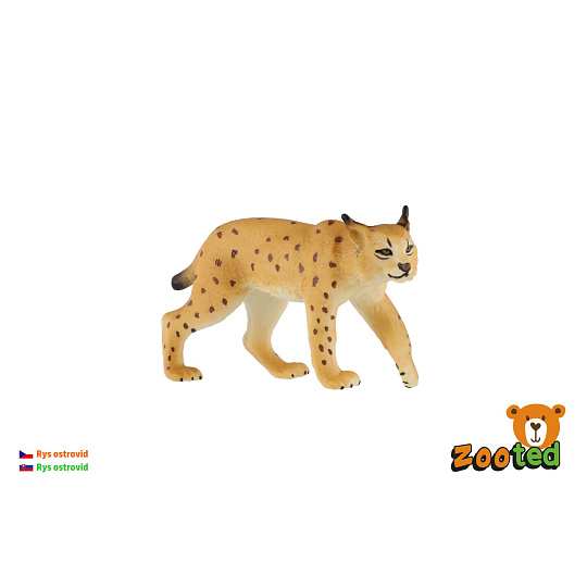 Rys ostrovid zooted plast 9cm 