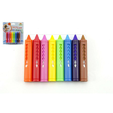 Pastelky do vany 8 ks na kartě 17x18,5cm Pastelky do vany 8 ks na kartě 17x18,5cm