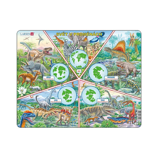 Dino SVĚT V PROMĚNÁCH 100 d. EDU Puzzle Dino SVĚT V PROMĚNÁCH 100 d. EDU Puzzle