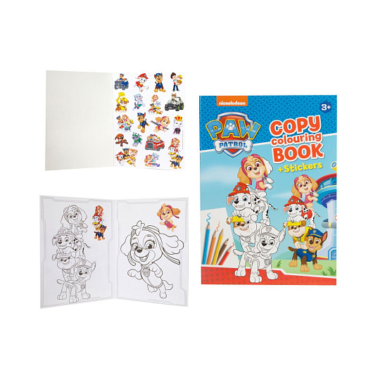 Pracovní sešit se samolepkami Tlapková patrola/Paw patrol  21x30cm