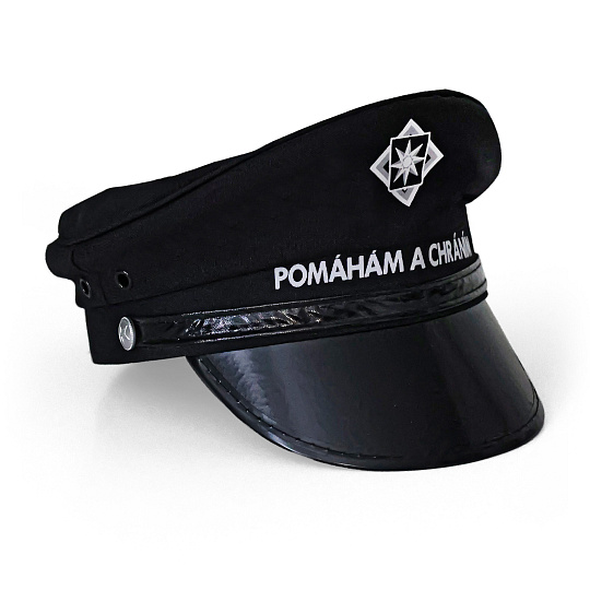 Rappa Policejní čepice pro dospělé, 59 cm