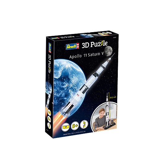 Revell 3D Puzzle REVELL 00250 - Apollo 11 Saturn V