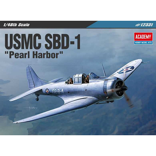 Academy Model Kit letadlo 12331 - USMC SBD-1 "Pearl Harbor" (1:48) Academy Model Kit letadlo 12331 - USMC SBD-1 "Pearl Harbor" (1:48)