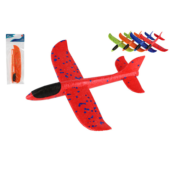 Teddies Letadlo házecí polystyrén 22cm 4 barvy