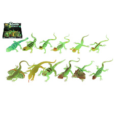 Teddies Plaz/Zvířátko svítící ve tmě silikon 16cm mix druhů