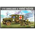 Academy Model Kit military 13403 - US AMBULANCE & TRACTOR (1:72)