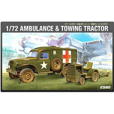 Academy Model Kit military 13403 - US AMBULANCE & TRACTOR (1:72) Academy Model Kit military 13403 - US AMBULANCE & TRACTOR (1:72)