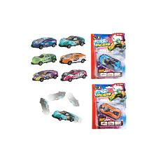 Auto závodní převracecí plast 9cm na zpětné natažení mix barev na kartě