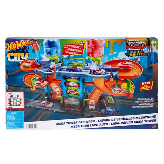 Hot Wheels CITY COLOR SHIFTERS AUTOMYČKA SE SPIRÁLOU Hot Wheels CITY COLOR SHIFTERS AUTOMYČKA SE SPIRÁLOU