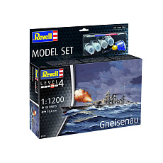Revell ModelSet loď 65181 - Battleship Gneisenau (1:1200)