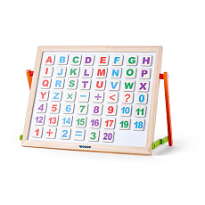 Woody Magnetická tabulka s ABC na stůl Woody Magnetická tabulka s ABC na stůl
