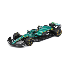 Bburago - RACE F1 v dekorativním boxu, Aston Martin AMR25 (2025), #14 Fernando Alonso, 1:43