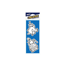 MFP Rappa Malování vodou -  2ks pěnové samolepky mix motivů