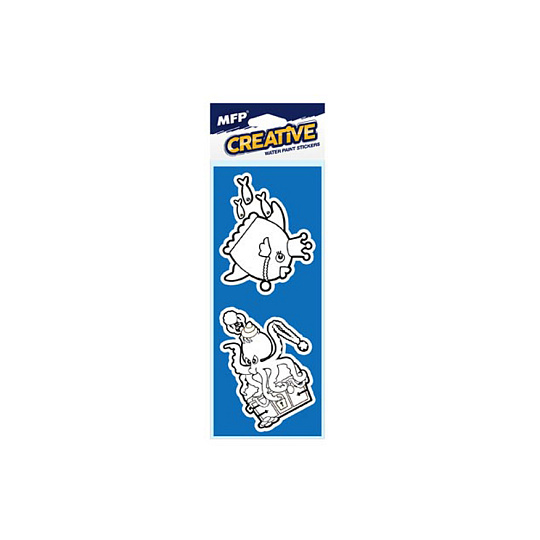 MFP Rappa Malování vodou - 2ks pěnové samolepky mix motivů MFP Rappa Malování vodou - 2ks pěnové samolepky mix motivů