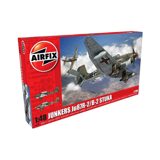 Airfix Classic Kit letadlo A07115 - Junkers JU87B-2/R-2 (1:48)