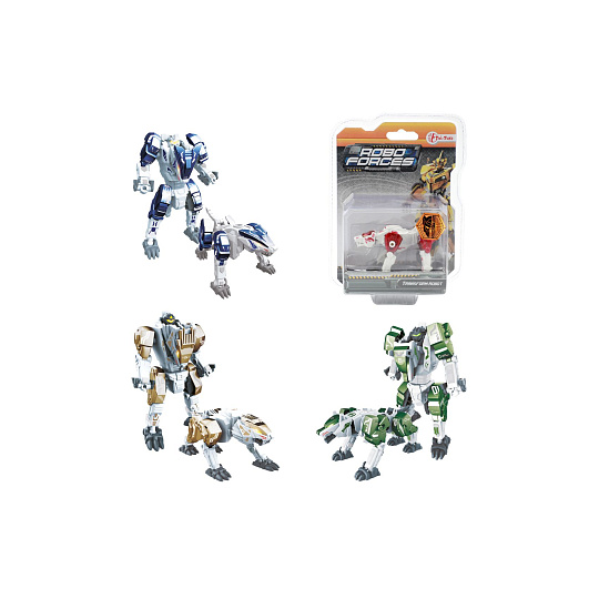 Teddies Transformer zvíře/robot plast 9cm 4 druhy