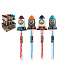 Teddies Bublifuk trubice raketa vesmír 38cm 4 barvy