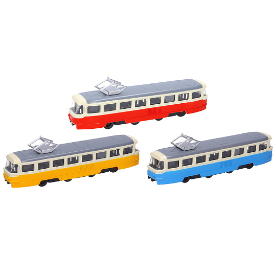 Wiky Tramvaj kovová s efekty 16 cm