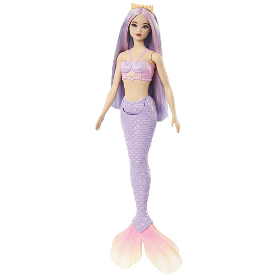 Mattel Barbie POHÁDKOVÁ MOŘSKÁ PANNA - FIALOVÁ