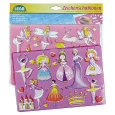 LENA Kreslící šablony ( princezny, baletky)