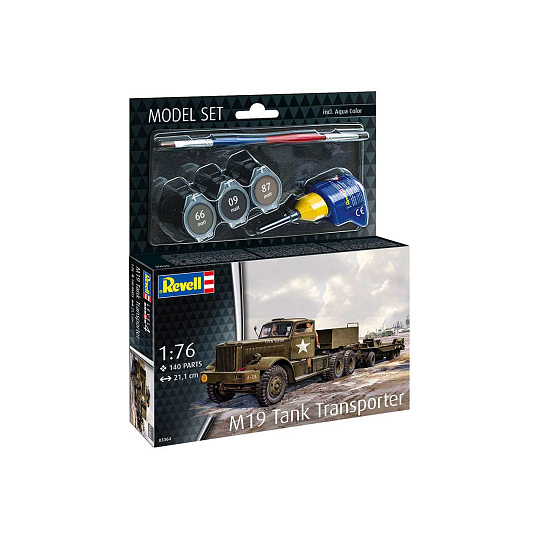 Revell ModelSet military 63364 - M19 Tank Transporter (1:76)
