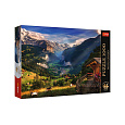 Trefl Puzzle Premium Plus - Photo Odyssey: Údolí Lauterbrunnen 1000 dílků 68,3x48cm v krabici 40x27x6cm